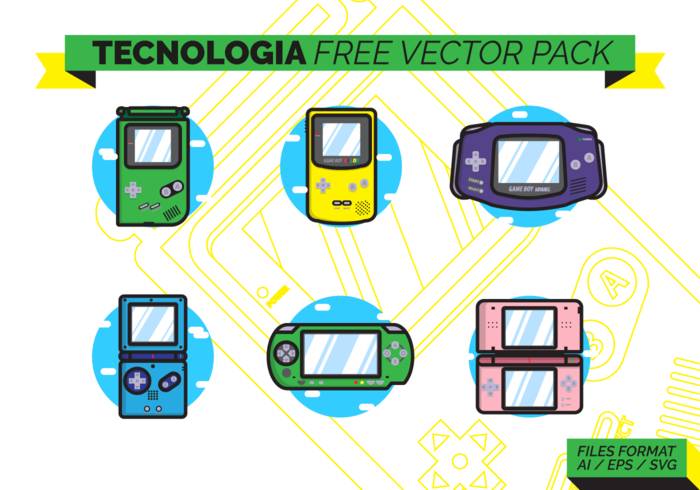 Tecnologia免费矢量包