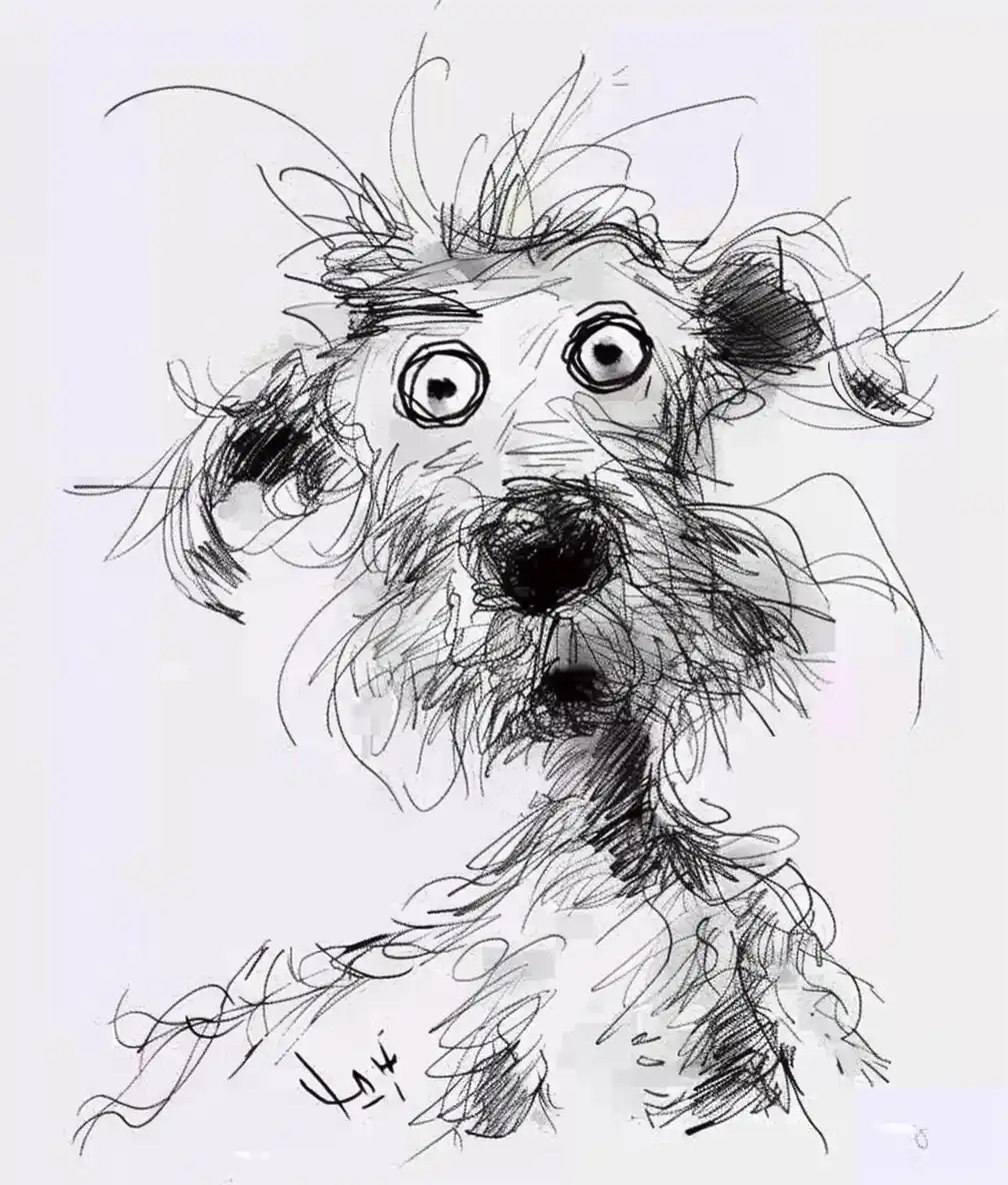 Quirky Dog by Blake Midjourney提示词