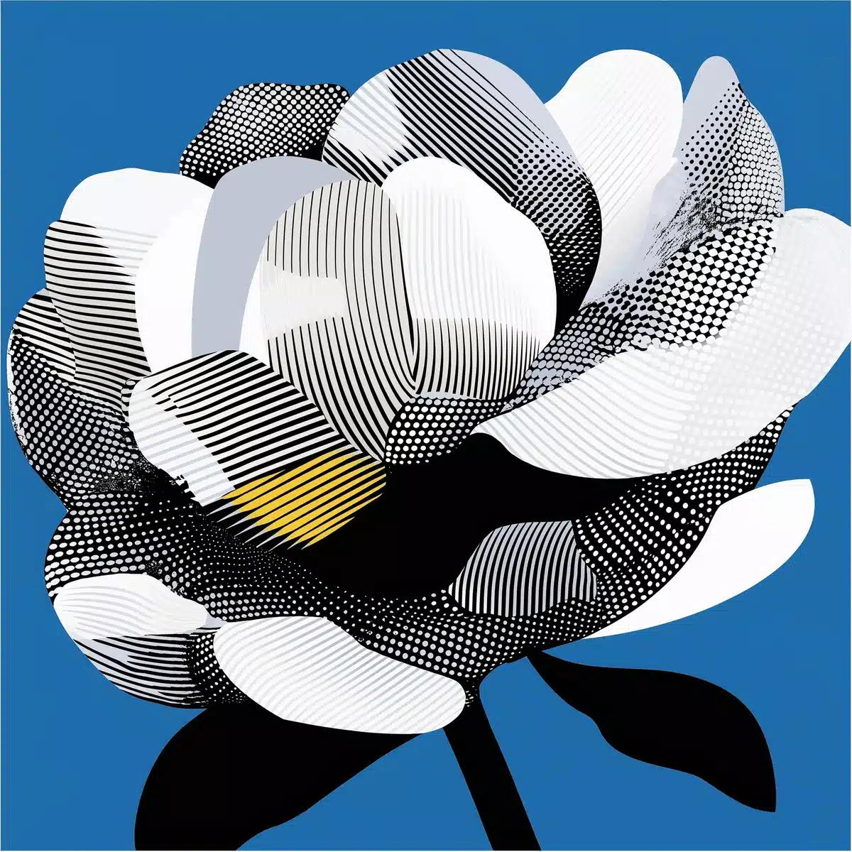 Surreal Floral Bouquet Illustration Midjourney提示词