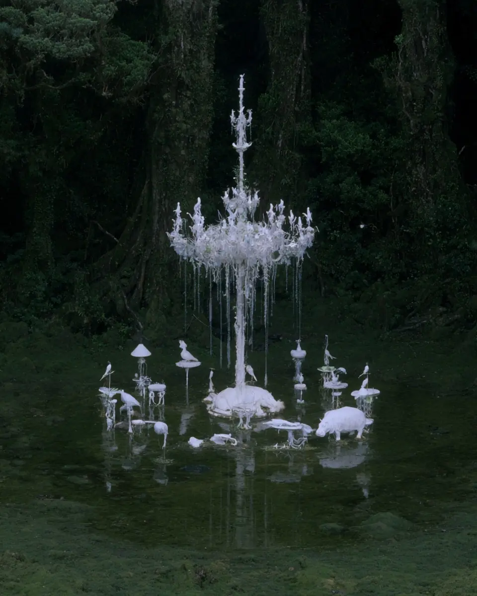 Surreal Forest Salon Photography Midjourney提示词