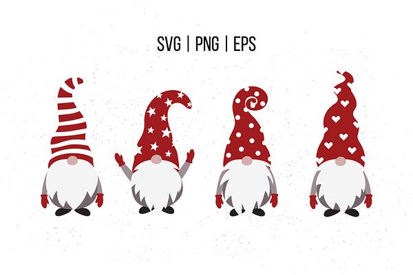 Christmas gnomes SVG, Scandinavian