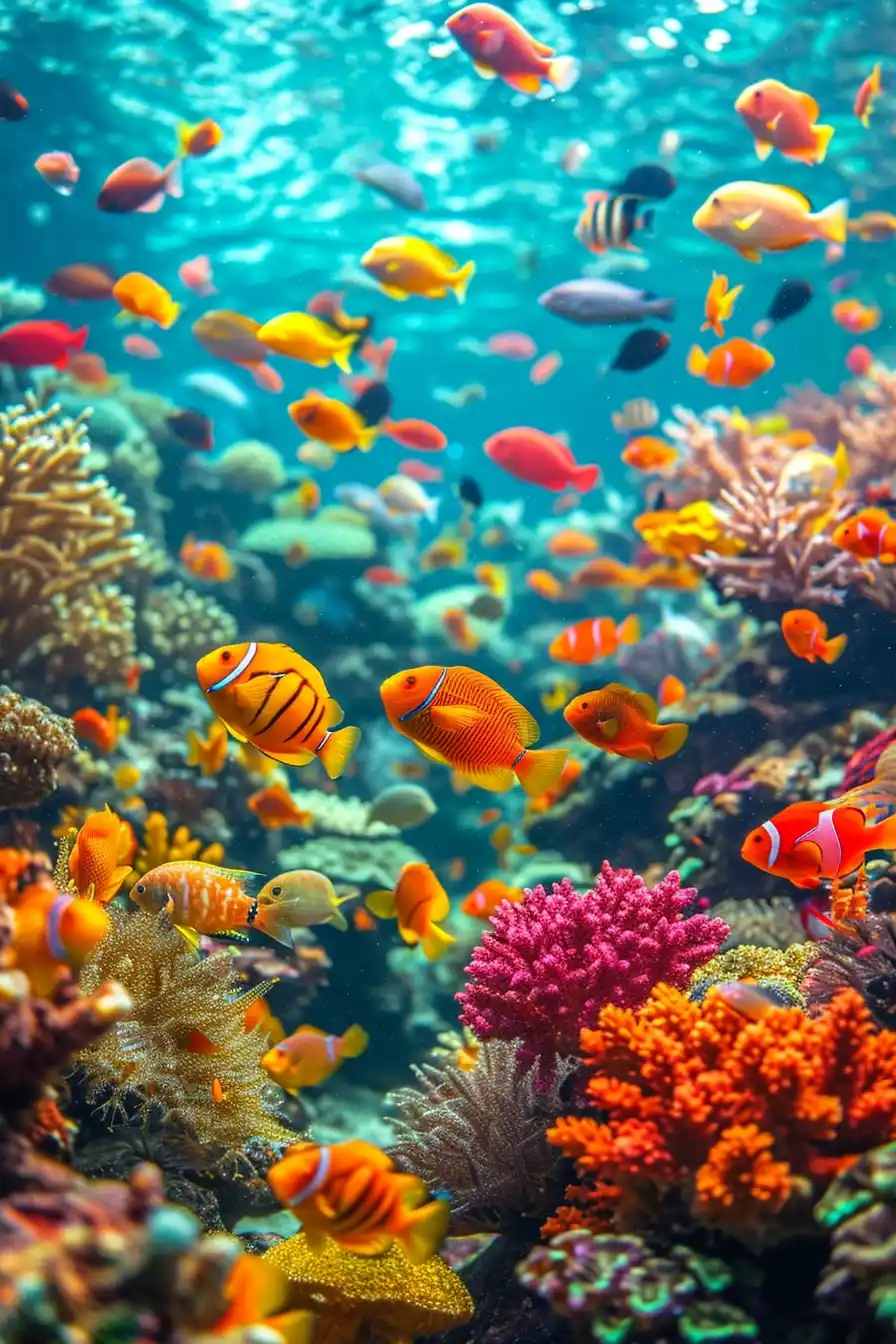 Colorful Coral Community Midjourney提示词