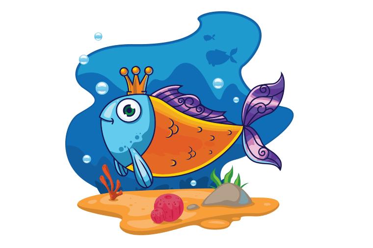 Royal Fish Illustration（皇家小鱼）