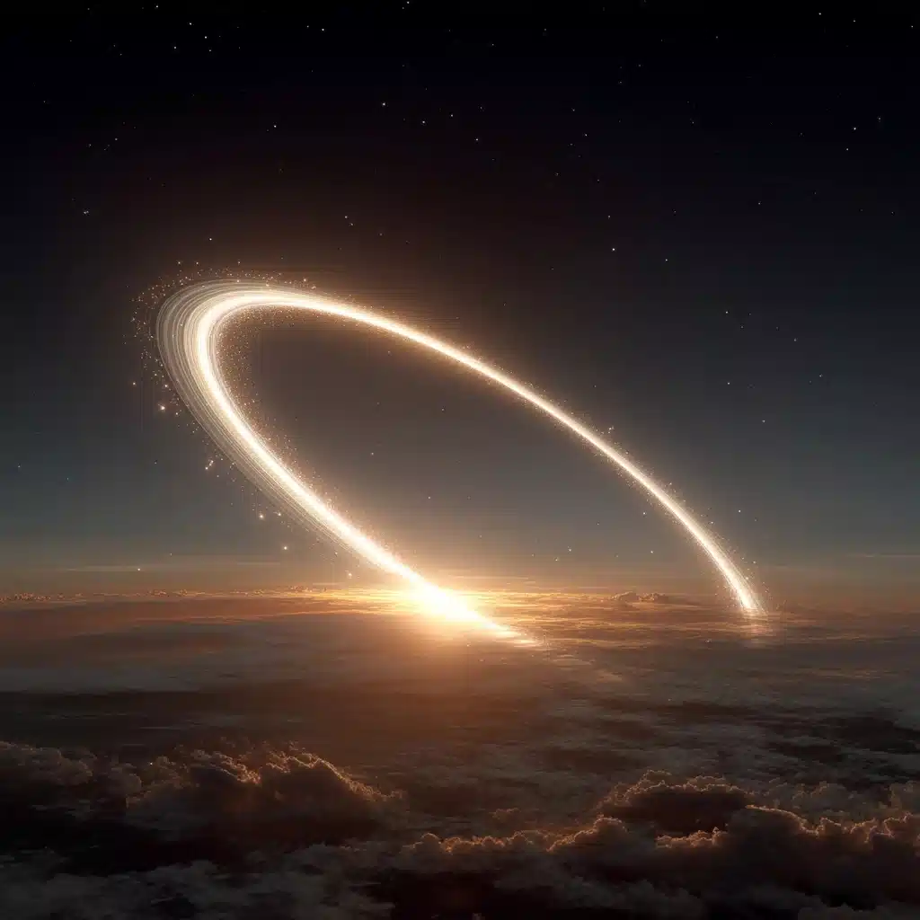 Hyper-Realistic Ring in Space Midjourney提示词