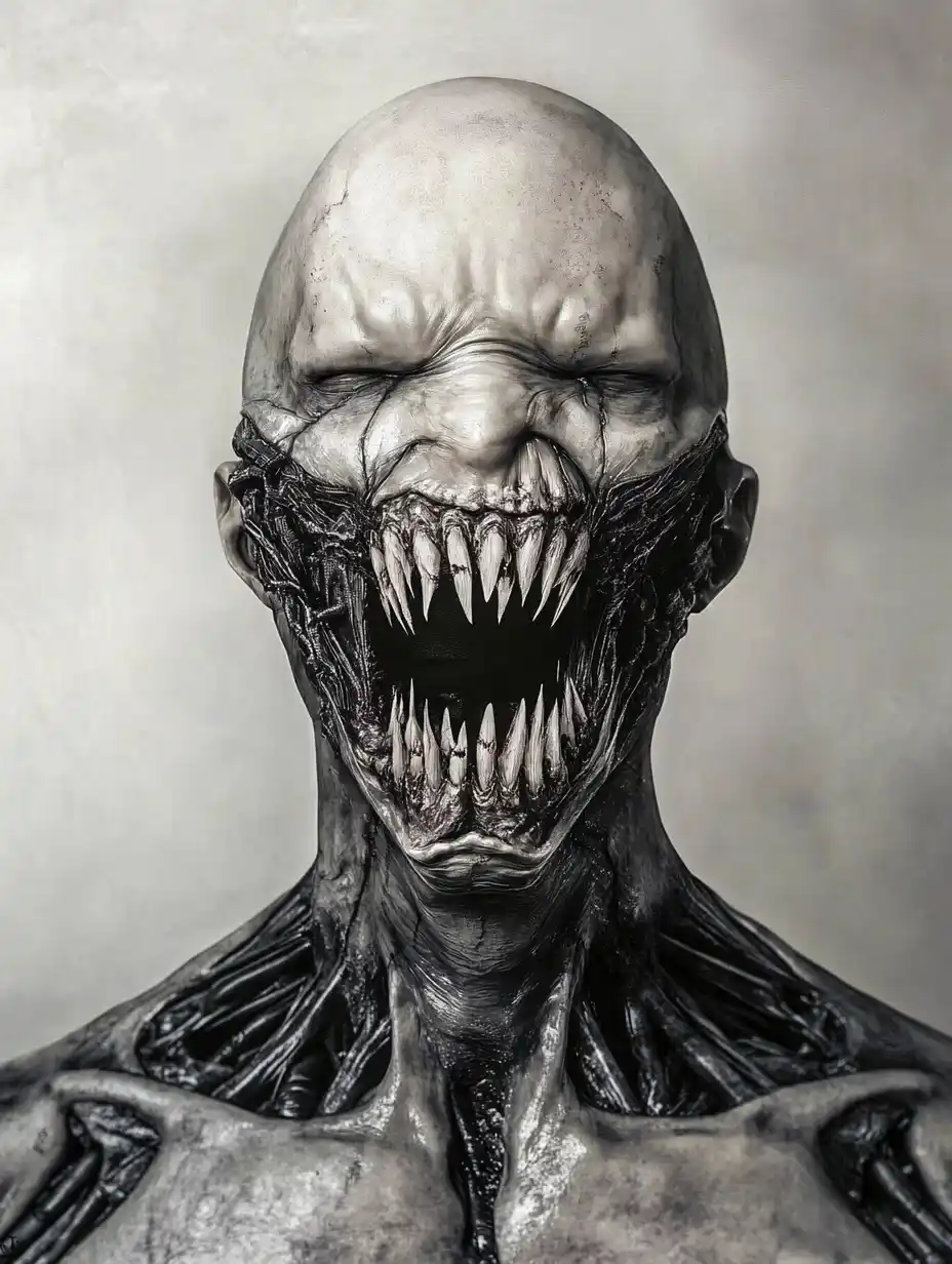 Cyborg Monstrosity in Hyperrealism Midjourney提示词