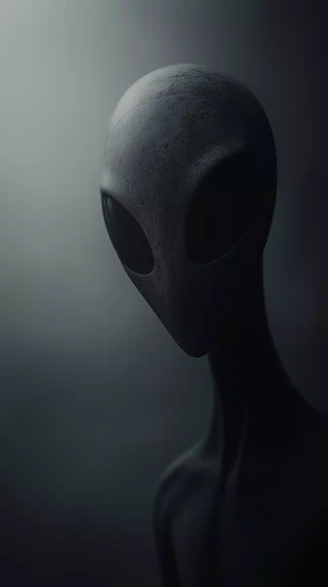 Alien Grey on Starship Midjourney提示词