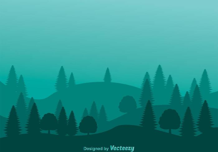 山森林小山背景