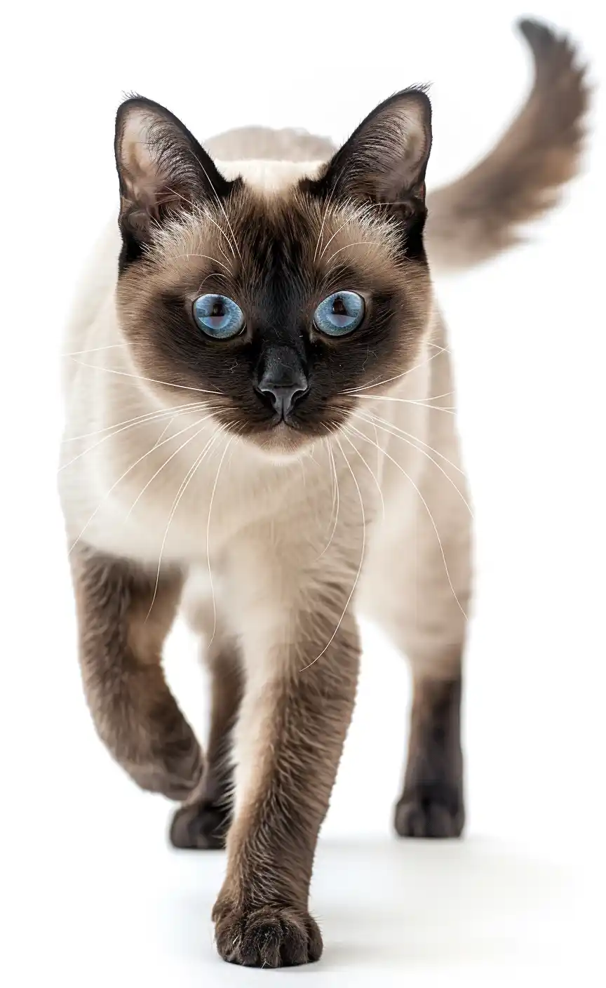 Siamese Cat in Style Midjourney提示词