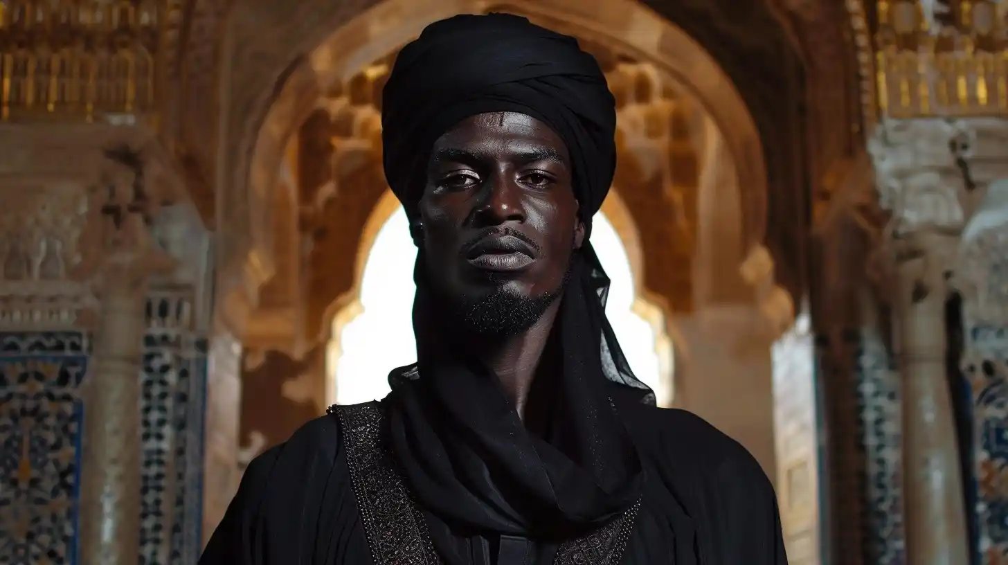 Ultra HD Moorish Temple Portrait Midjourney提示词