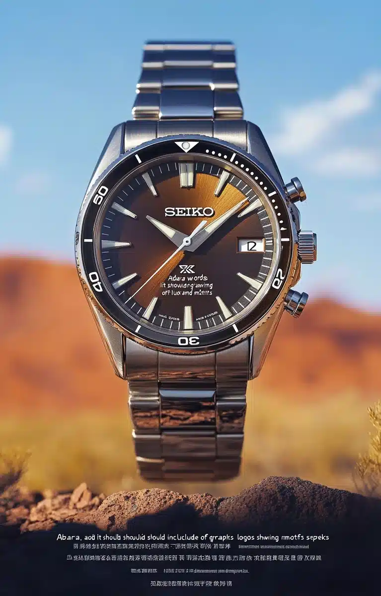 Seiko ITION Abara Ad Midjourney提示词
