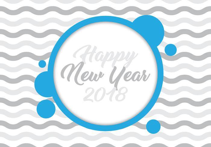 新年2018年卡