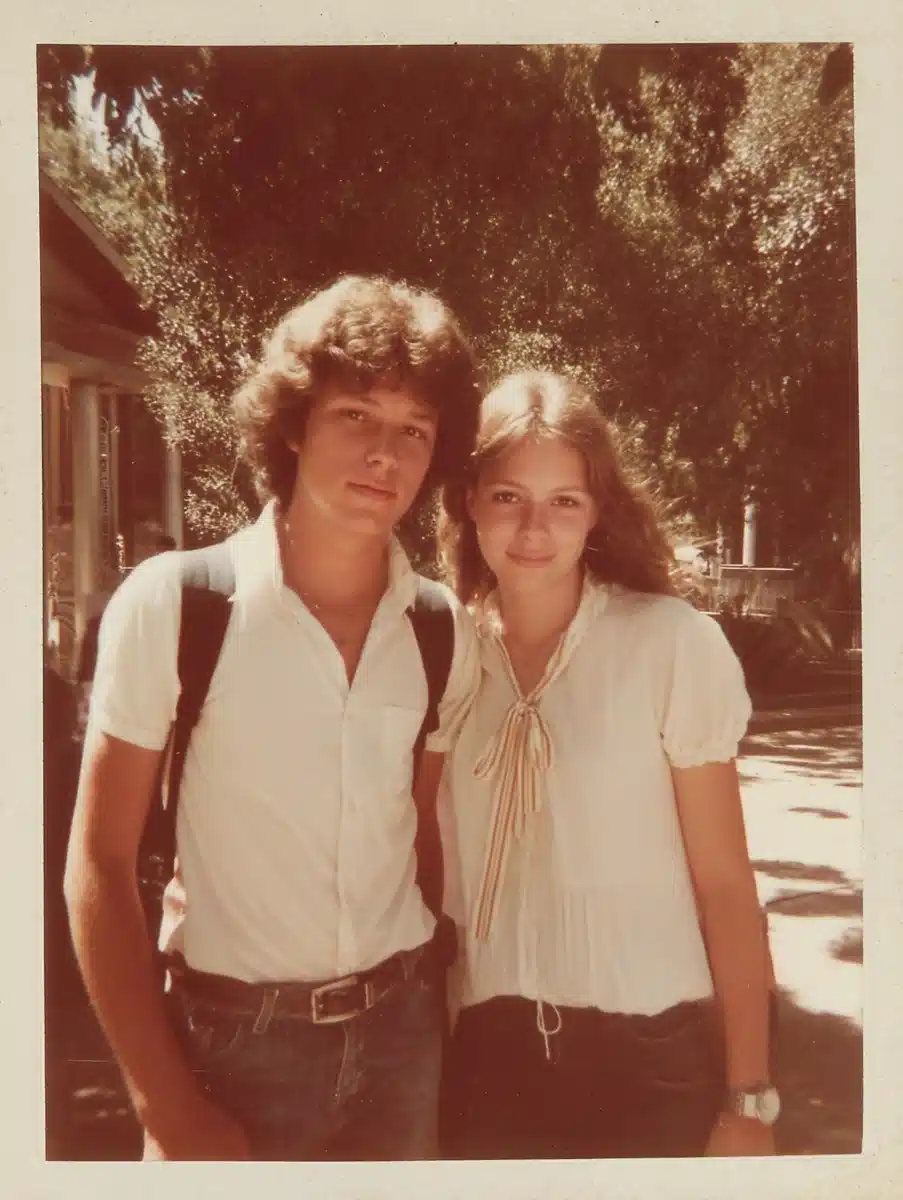 Polaroid Portrait of Students Midjourney提示词
