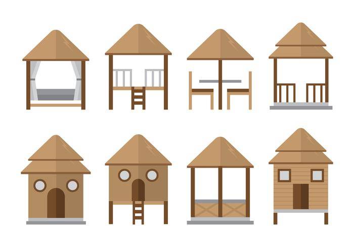 免费小屋矢量