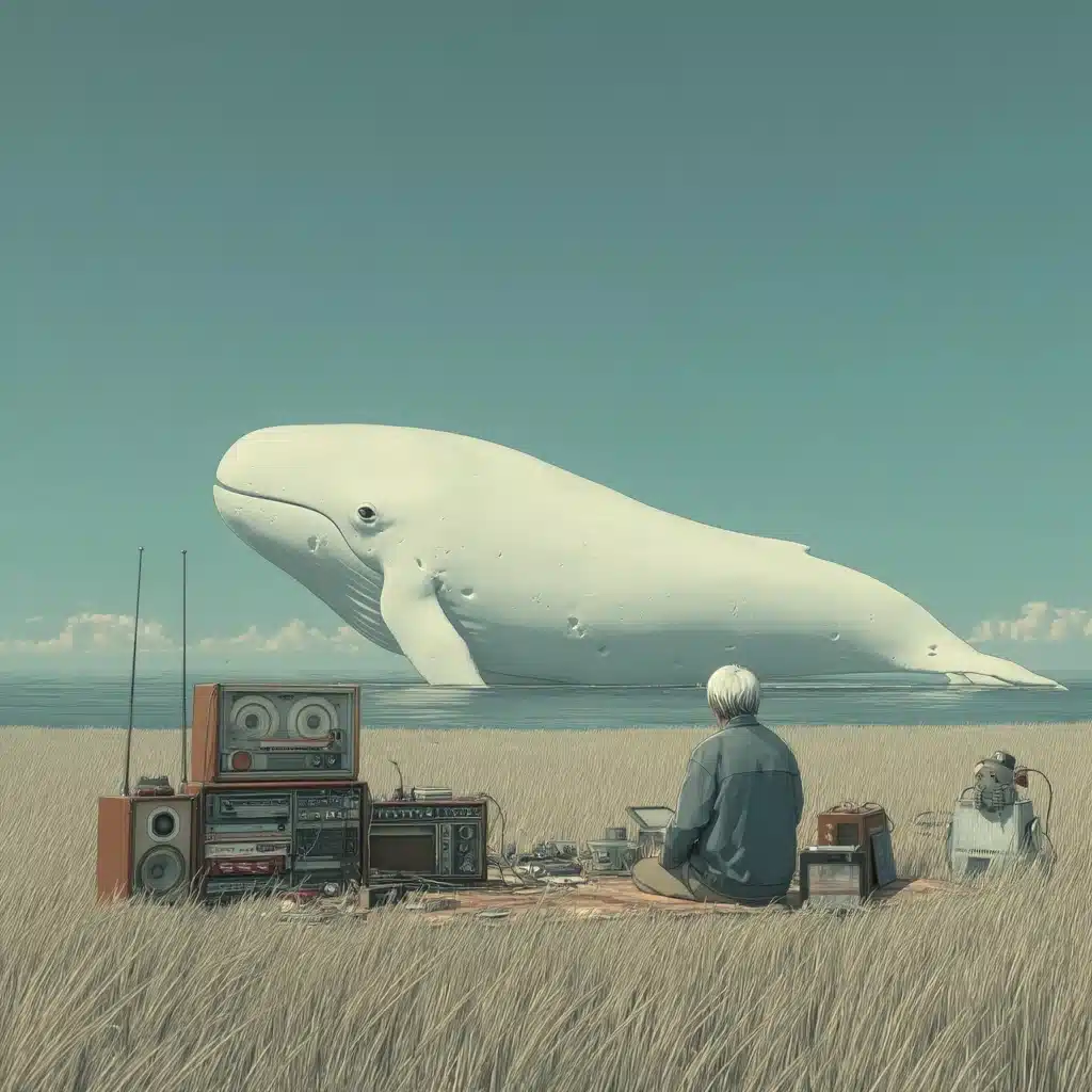 Cinematic Lo-Fi White Whale Midjourney提示词