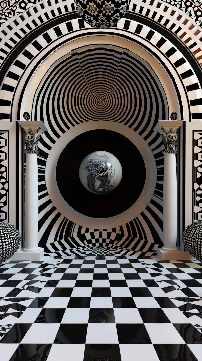 Medieval Space Op Art Midjourney提示词