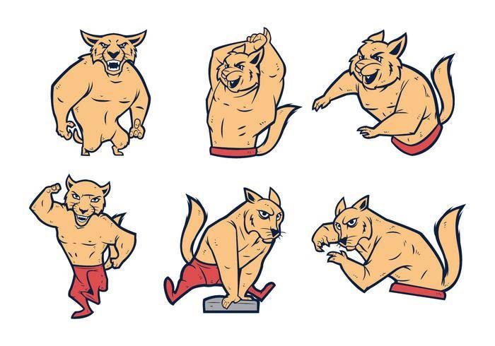 免费野生猫矢量