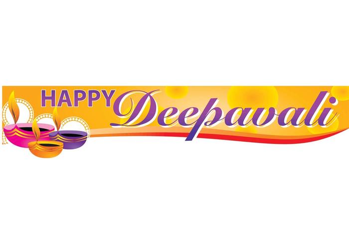 愉快的Deepavali传染媒介
