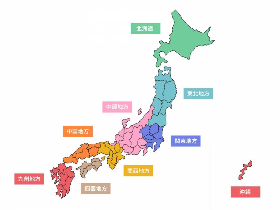 日本地图02