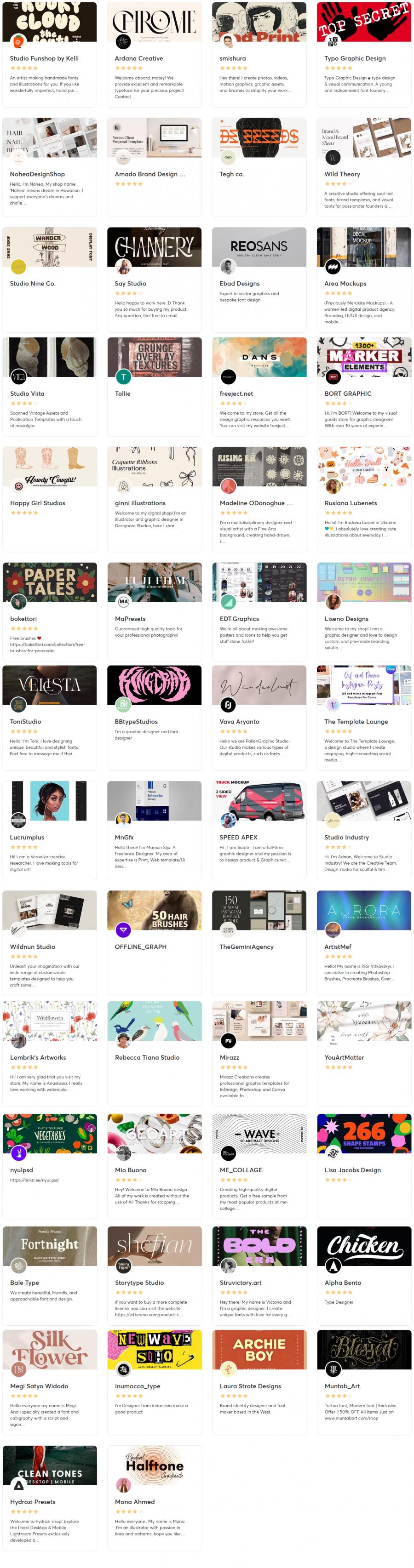 【免费资源】来自CreativeMarket网站的2025年9月份54套免费资源打包下载