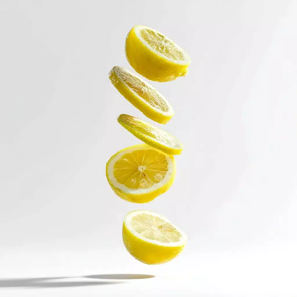 Floating Lemons in Minimalism Midjourney提示词