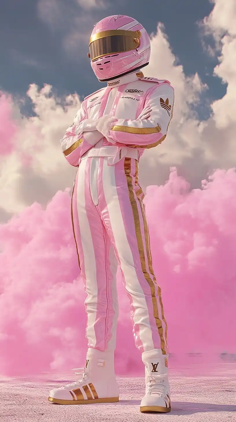 1950s F1 Suit Design Midjourney提示词