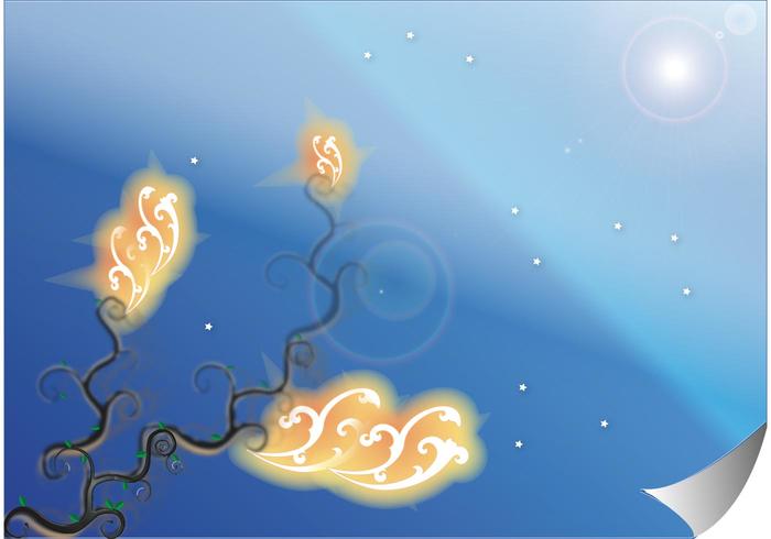 光和星星矢量