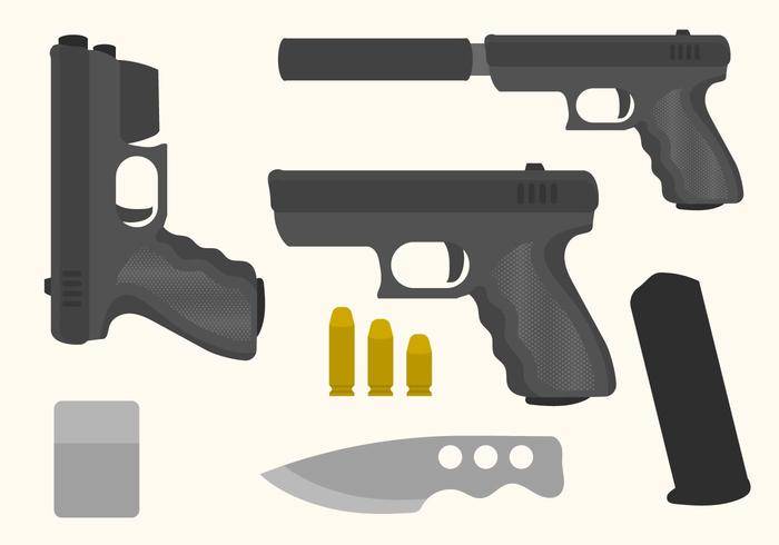 免费Glock矢量