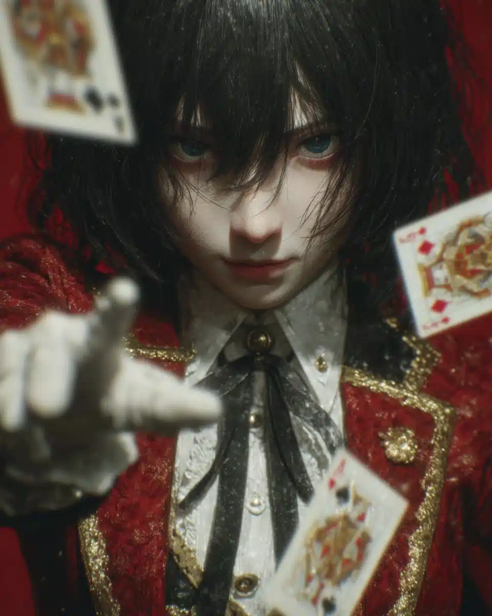 Dramatic Kakegurui Character Portrait Midjourney提示词