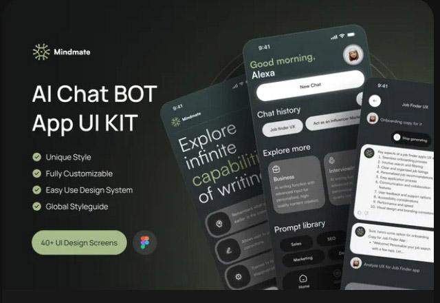 Mindmate - AI Chat BOT App UI KIT