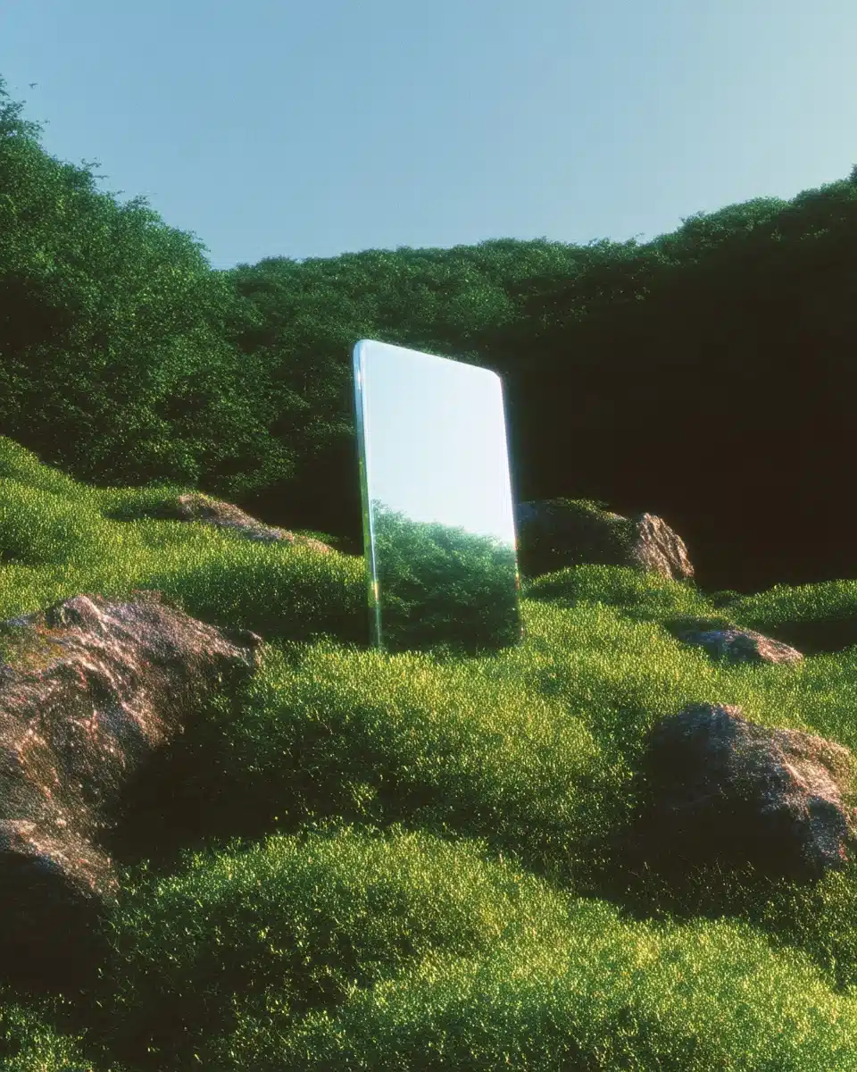 High Detail Mirror Art Midjourney提示词