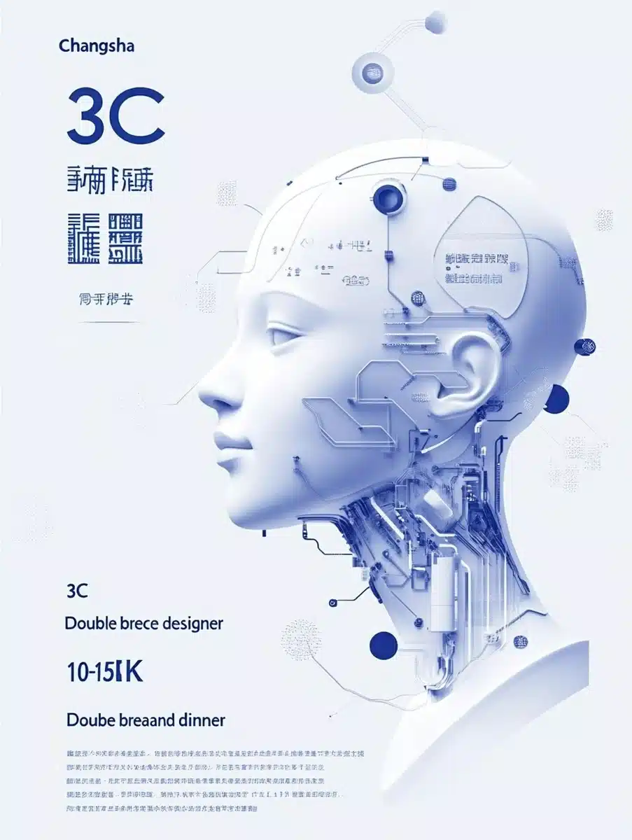High-Tech Recruitment Poster Midjourney提示词