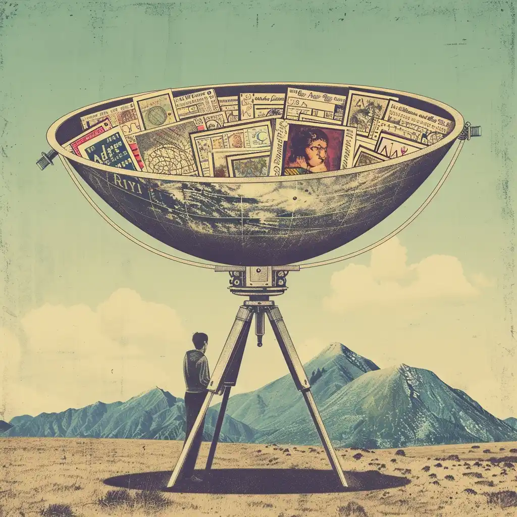 Surreal Grimoire Alphabet Telescope Midjourney提示词