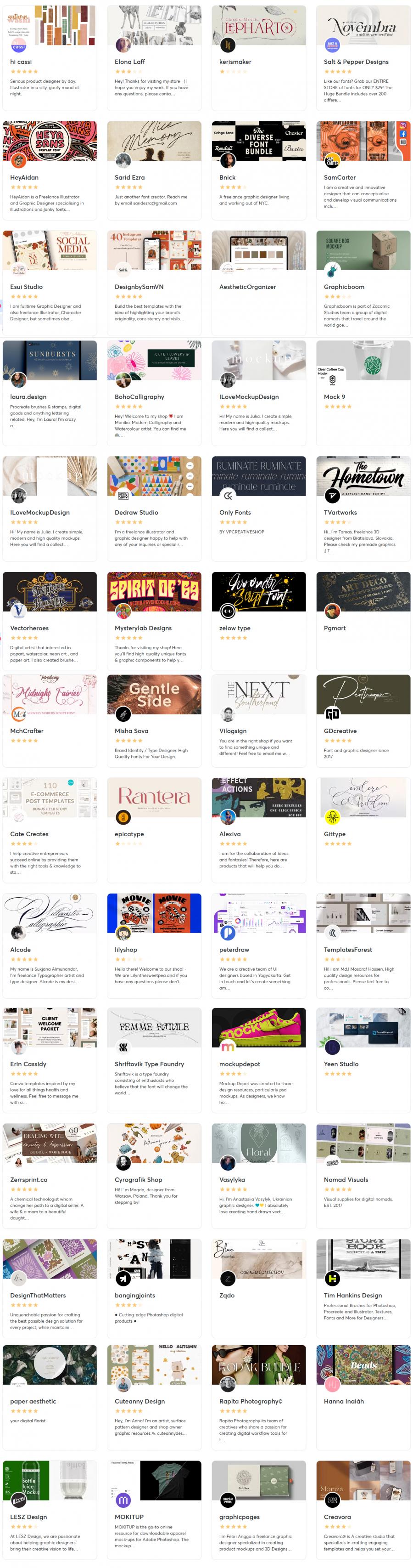 2024年的11月creativemarket.com网站分享价值高达 1000 美元的素材资源打包下载