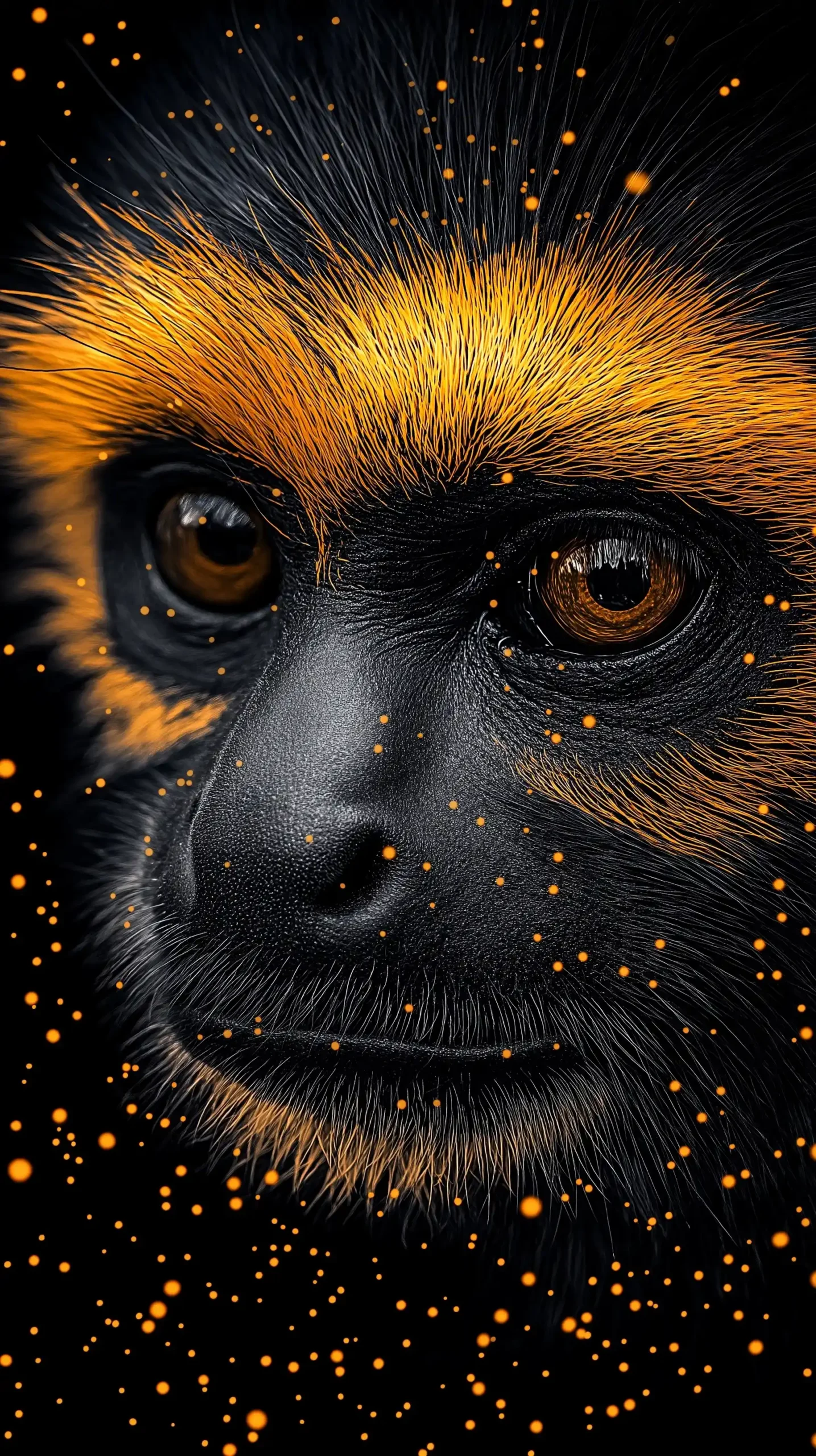 Sci-Fi Langur Monkey Cover Midjourney提示词