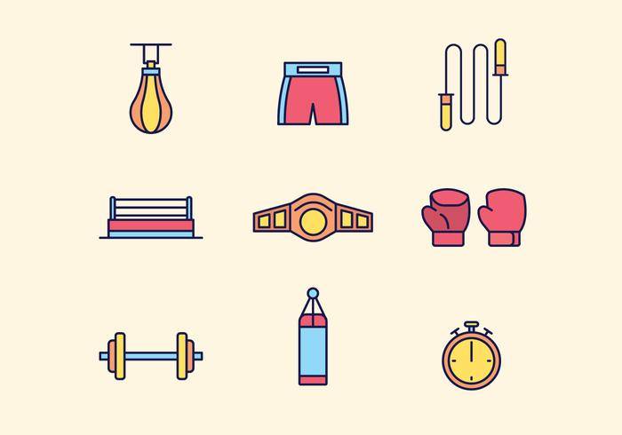 免费拳击图标