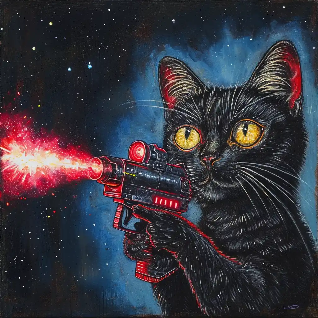 Atomic Photon Cat Midjourney提示词