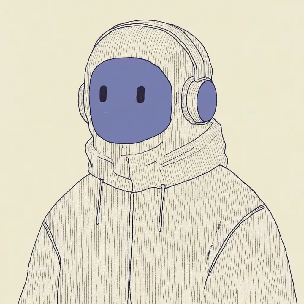 Hooded Smokehead Character Illustration Midjourney提示词