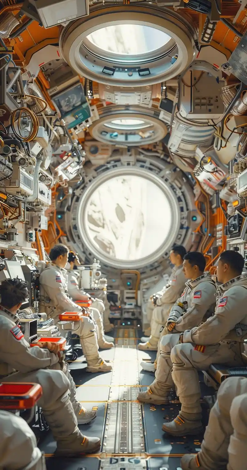 Maximalist Beige Scientists Midjourney提示词