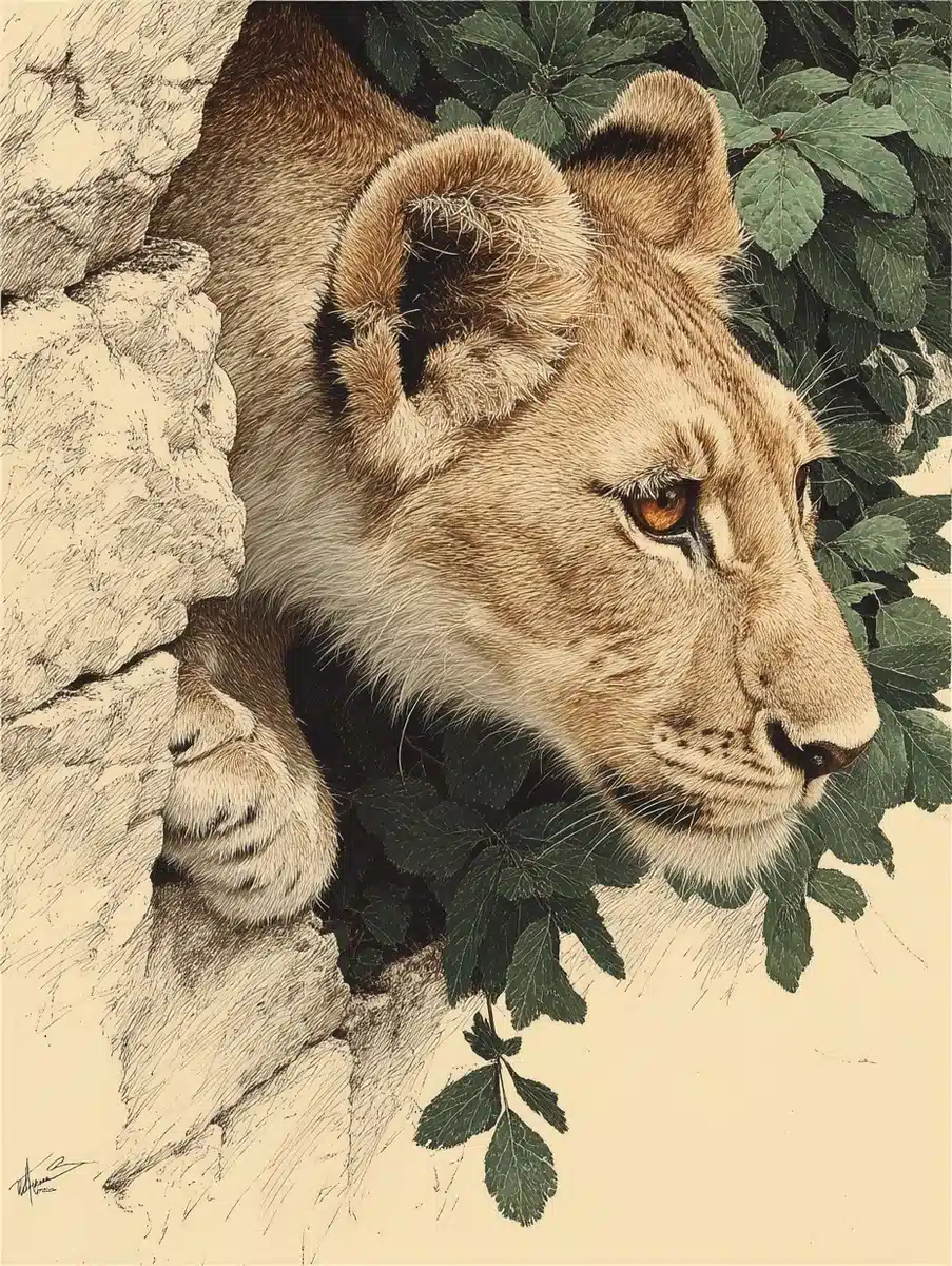 Wildlife Art by Brenders Midjourney提示词