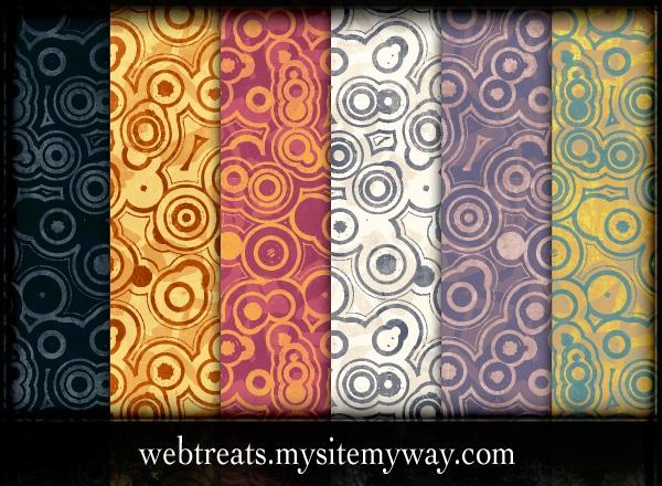 来自webtreats.mysitemyway.com的9款复古圈圈花纹