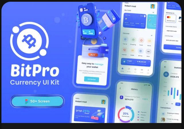 BitPro Finance banking Currency UI Kit