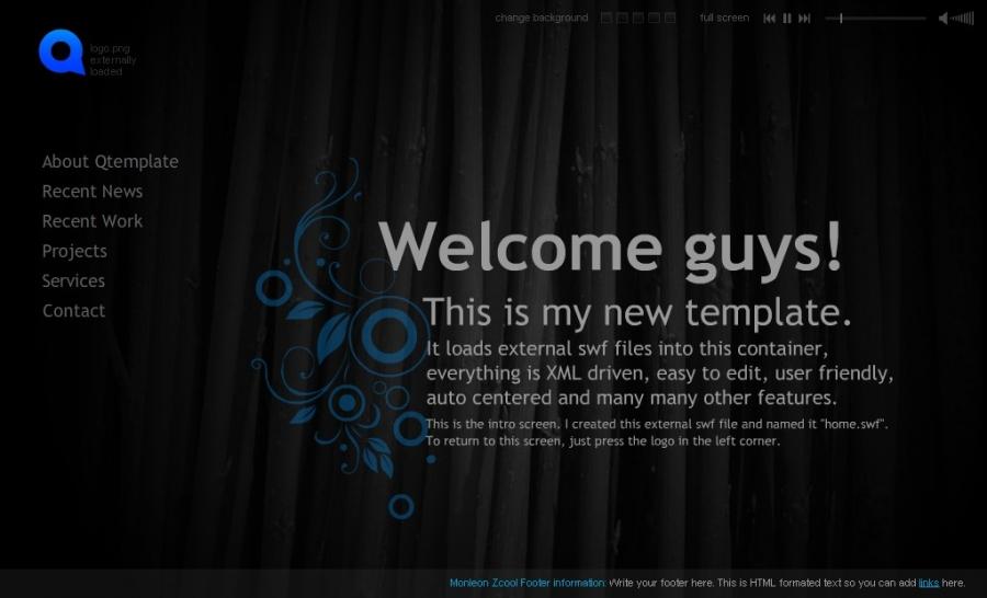 Flashden出品&nbsp;XML&nbsp;Full&nbsp;Template&nbsp;&nbsp;原版含Fla&nbsp;&nbsp;Flash+Xml免费模版&nbsp;