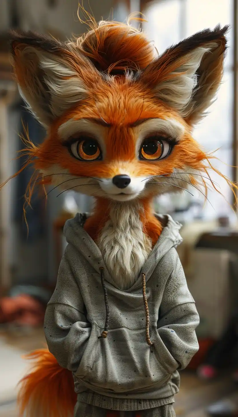 Bright Fox in Disney 3D Midjourney 提示词生成效果