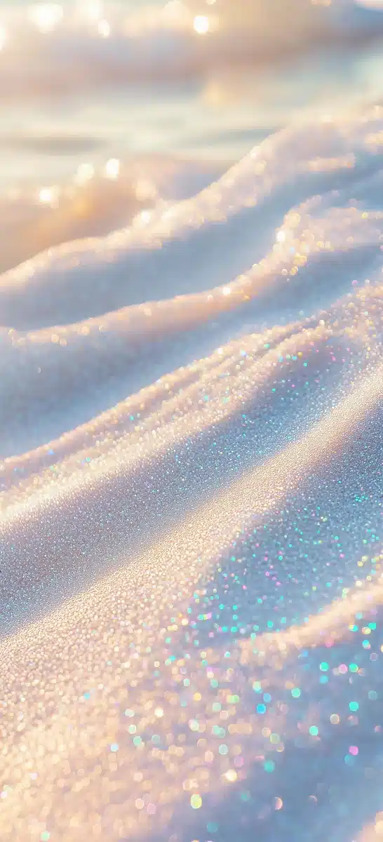 Iridescent Sand Close-Up Midjourney提示词