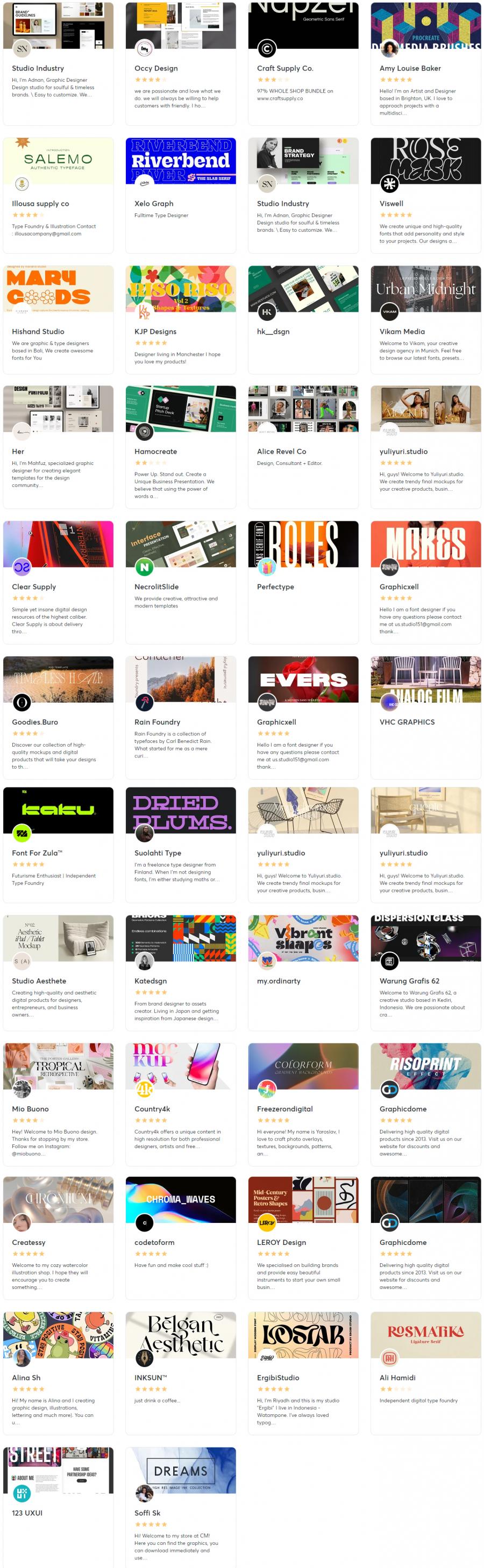 2023年的10月creativemarket.com网站分享价值高达 1000 美元的素材资源打包下载