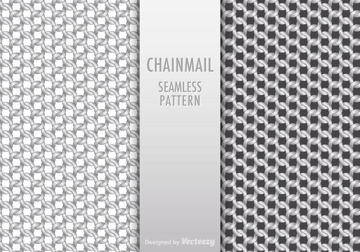 免费Chainmail无缝模式矢量