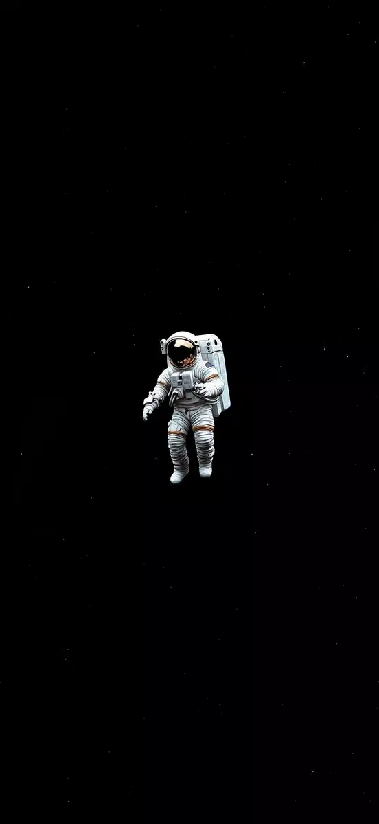 Astronaut Illustration in Space Midjourney提示词