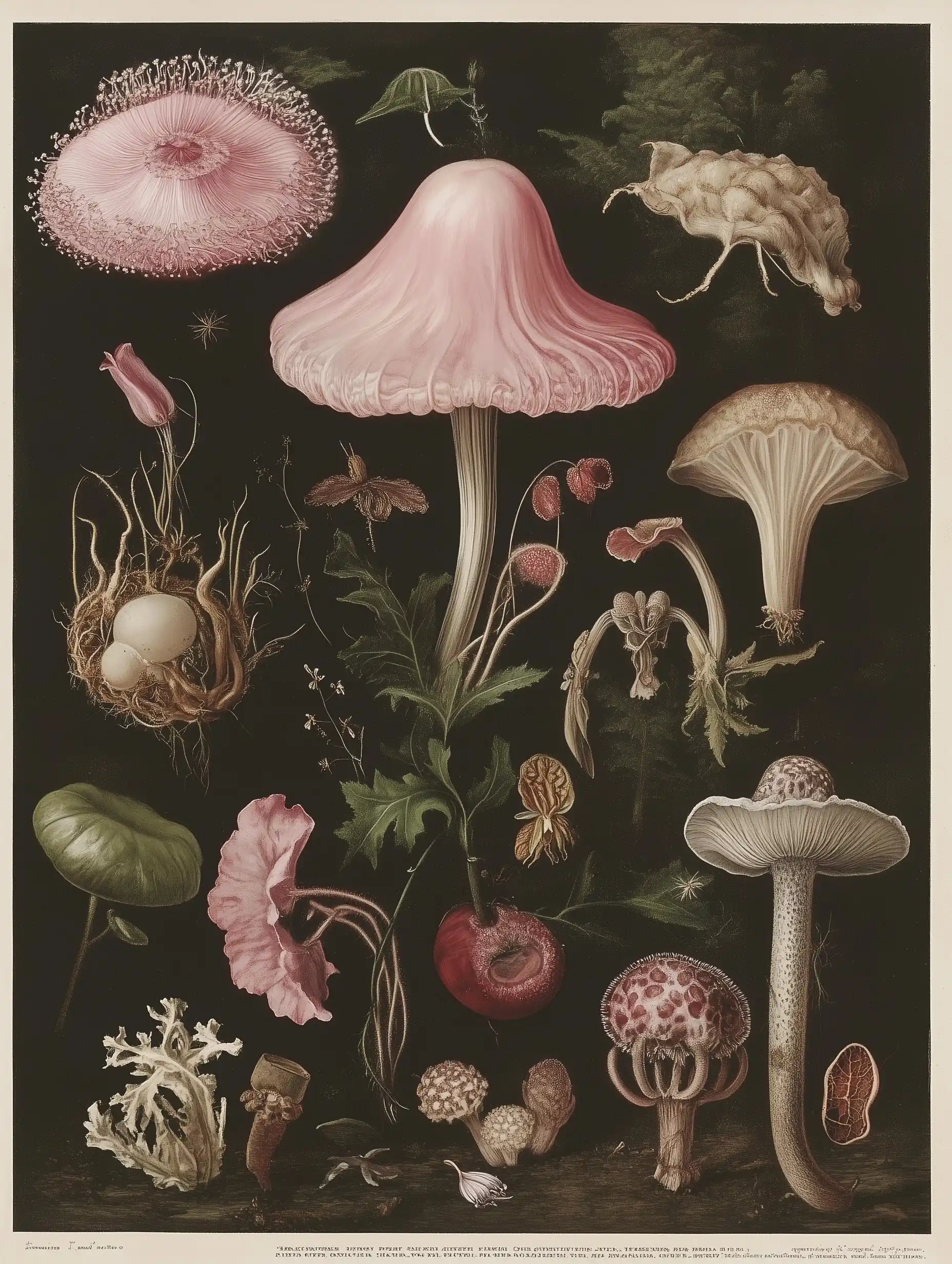 Botanical Codex of Herbs Midjourney提示词