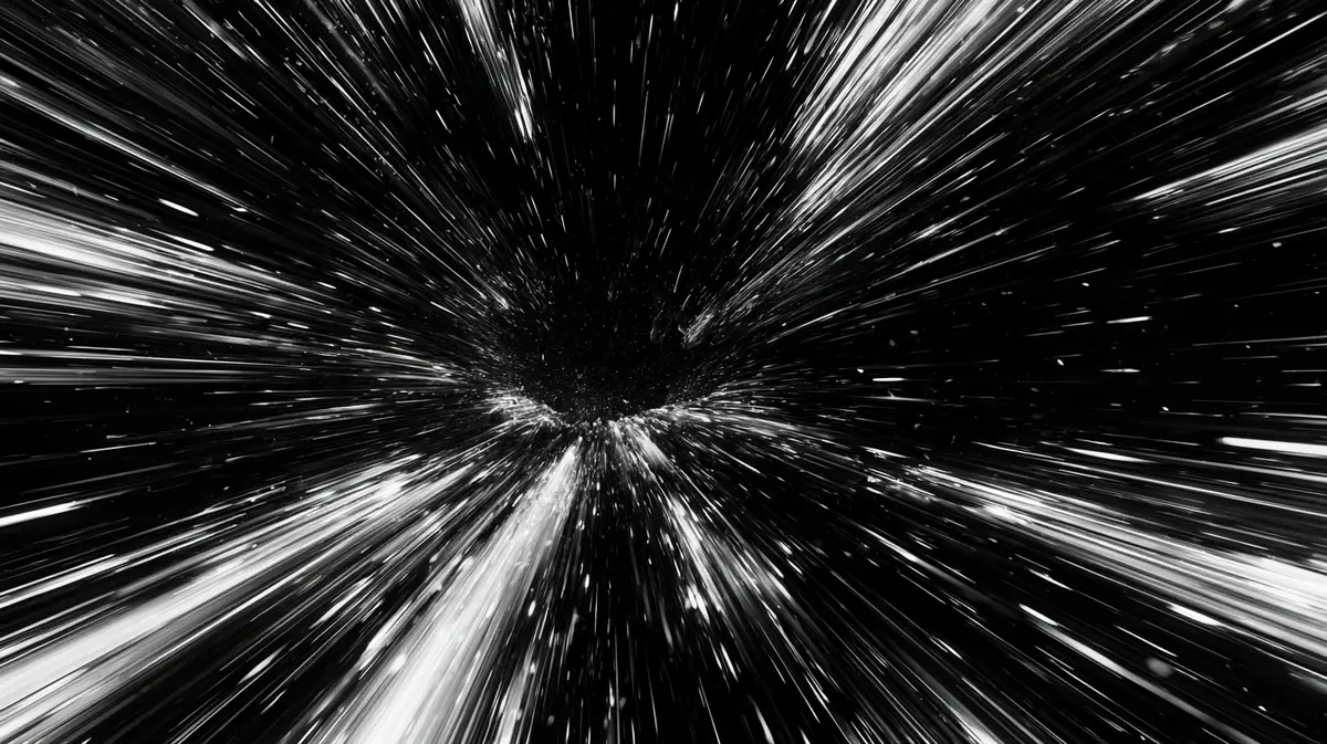 Abstract Hyperspace Monochrome Graphic Midjourney提示词