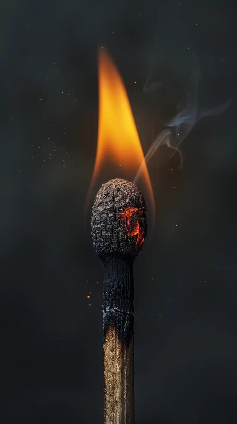 Hyperrealistic Black Match Midjourney提示词